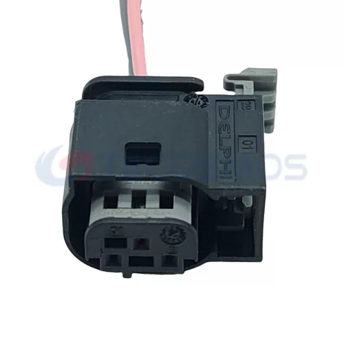 Auto Parts Pressure Sensor Harness Car Enclosure Wire Socket Connector for BMW 3-pin Female 1-967642-1 968402-1 - image 4